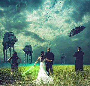 A fully themed ceremony conducted under the auspices of the Jeddi religion